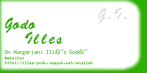 godo illes business card